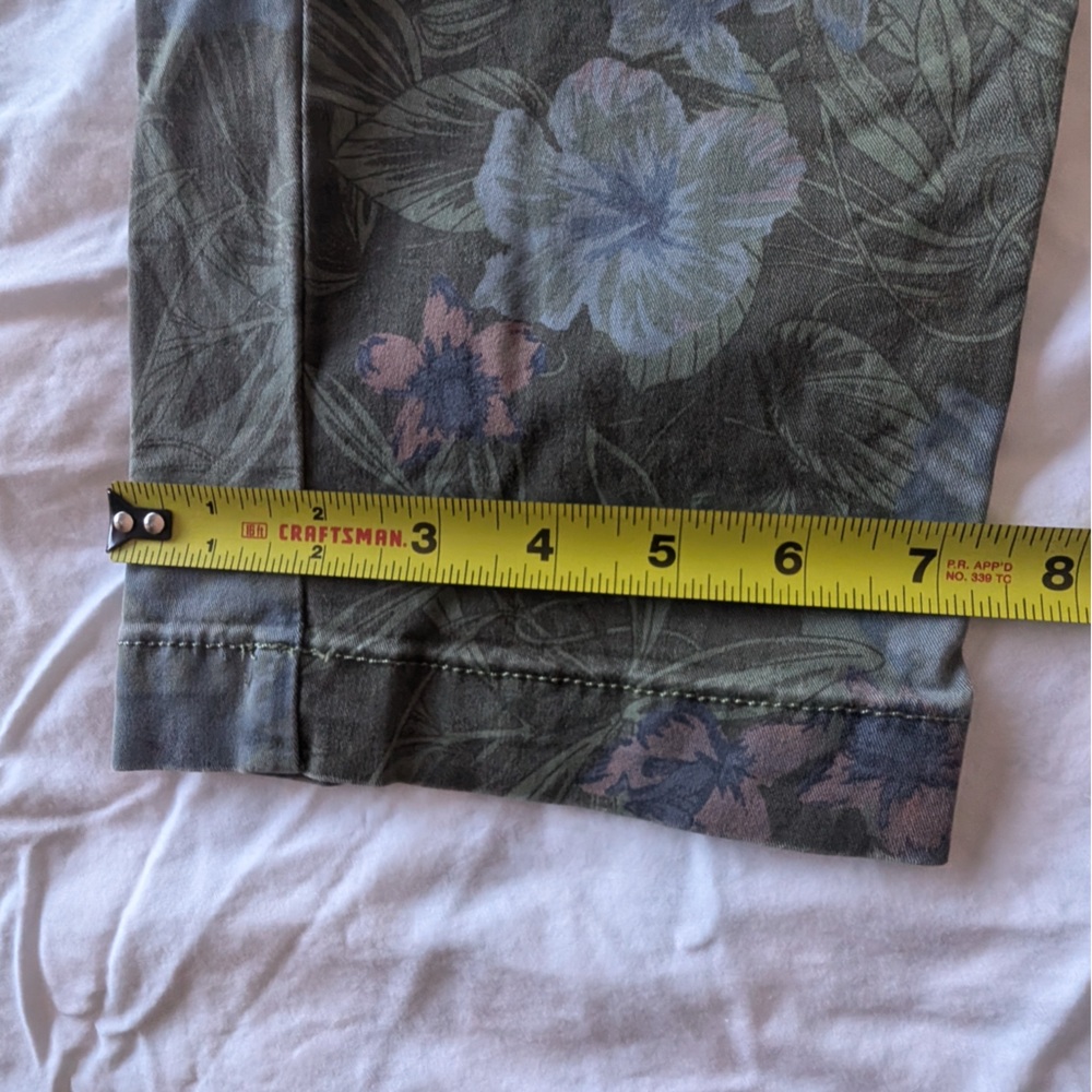 Hawaiian Print Womens Chinos GAP sz 16 - Picture 6 of 12